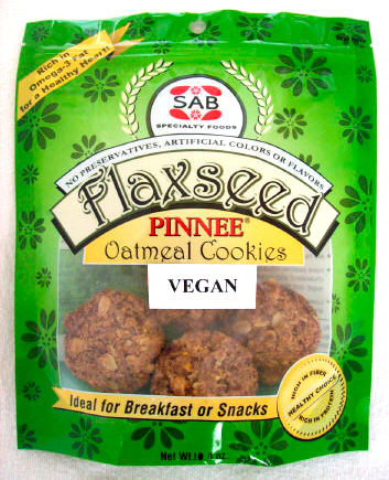 Flaxseed Vegan Oatmeal Cookies