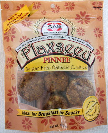 Flaxseed Sugar Free Oatmeal Cookies